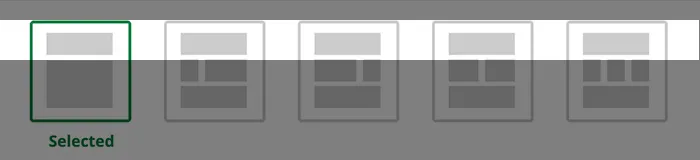Hero Element in Current Layout Option