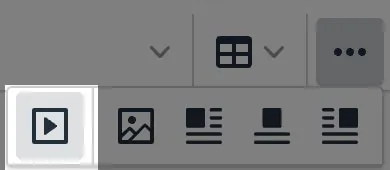 Toolbar Submenu More