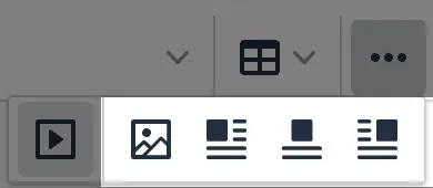 Toolbar Submenu More