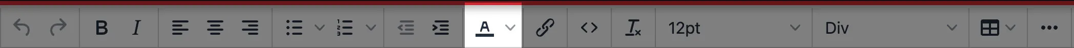 Toolbar Text Color